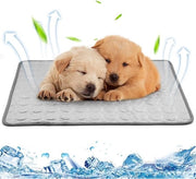 Matraccia raffreddante 4 strati design - Matraccia per cane/gatto - Antiscivolo - Lavabile - Respirante - 60 x 51 cm - Cuscino raffreddante