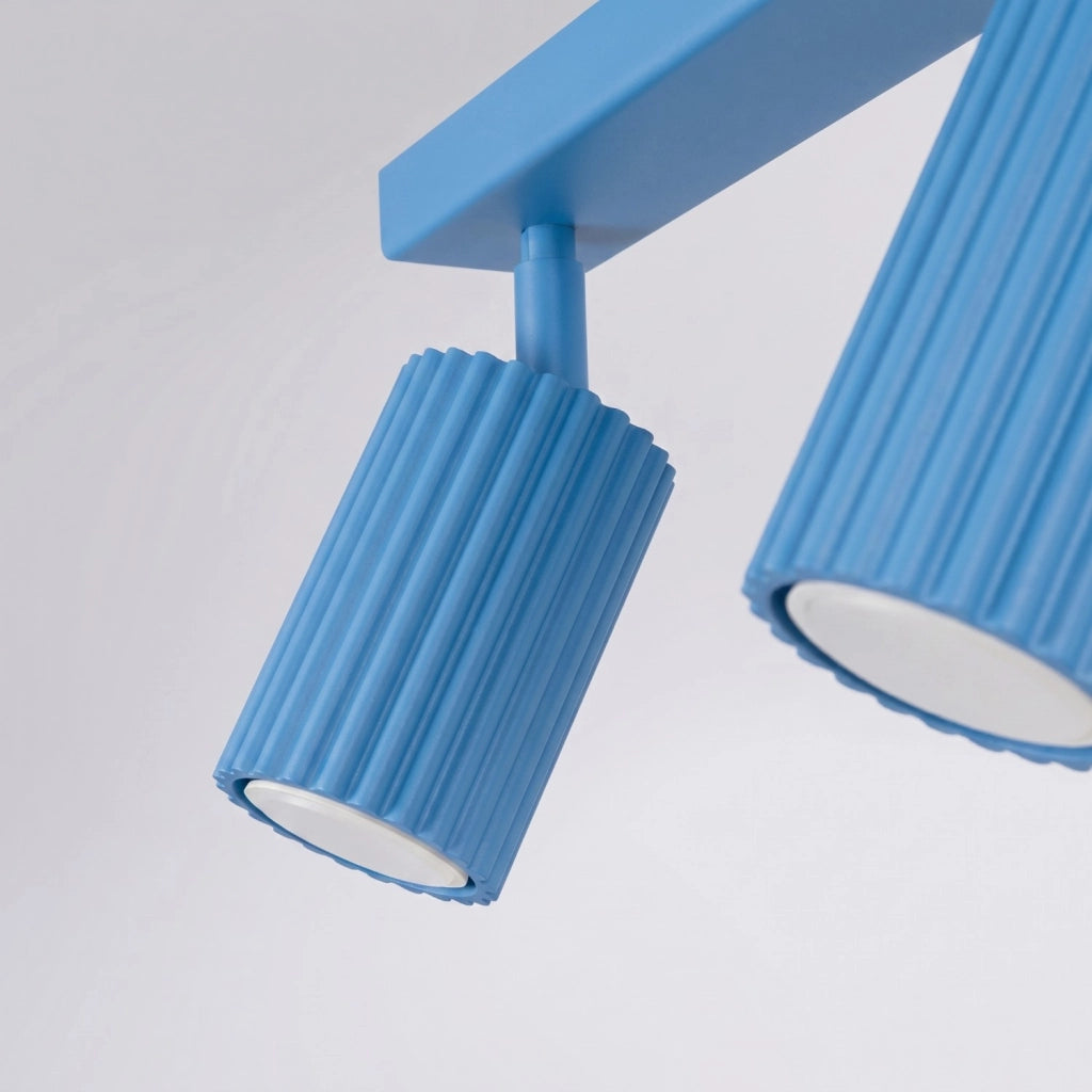 Plafoniera KARBON 3L azzurro