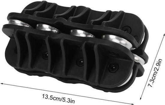 Buistool Portatile - 3/8 Pollici - Piegatura e Raddrizzamento - Metallo - Estensore Flessibili - Rame Inox Alluminio - Compatibile - Argento Nero - Attrezzo di Raddrizzamento Tubi