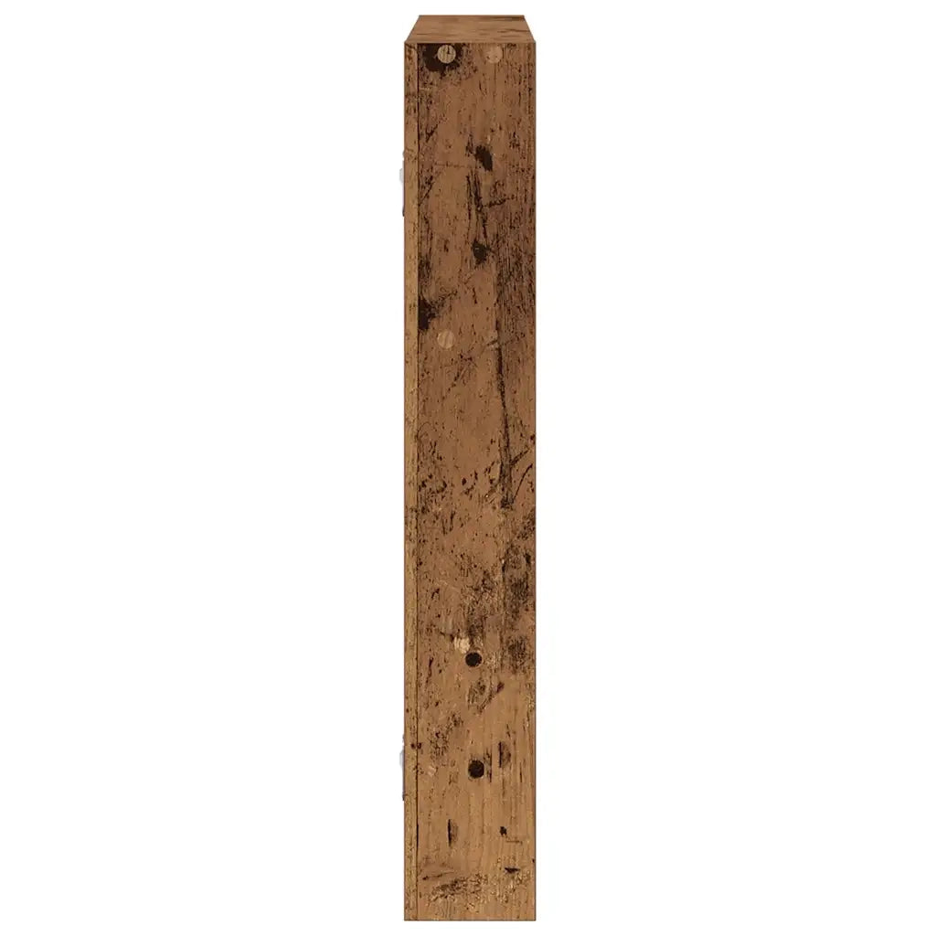 Scaffale a Parete Legno Vecchio 43x9x60 cm in Truciolato 860056