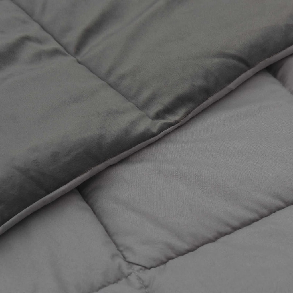 Duvet Invernale 220 x 240 cm Inverno Grigio chiaro Traspirante 42026094