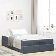 Struttura letto con materasso 2 pcs Grigio Sfumato Velluto 3399559