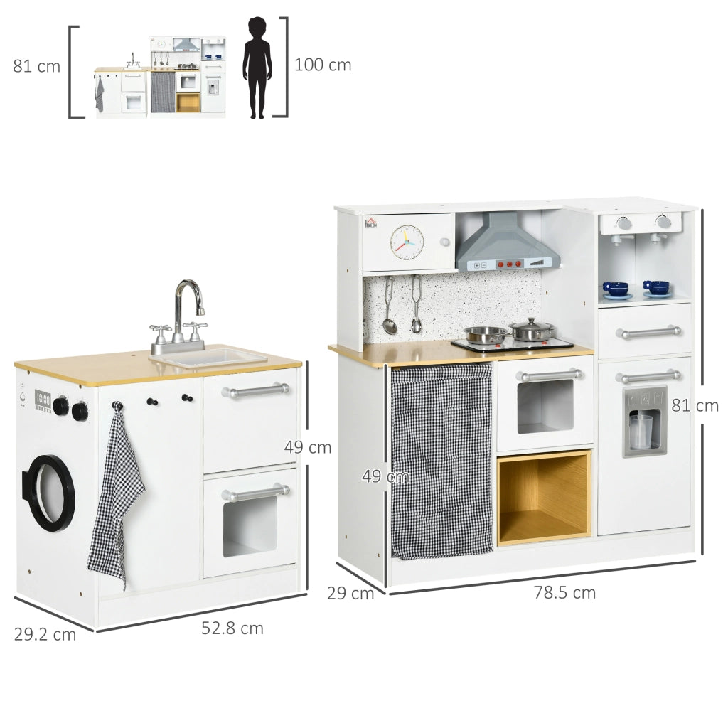 Cucina Giocattolo per Bambini con Luci e Suoni ¨C Zephmum ¨C MDF e PP