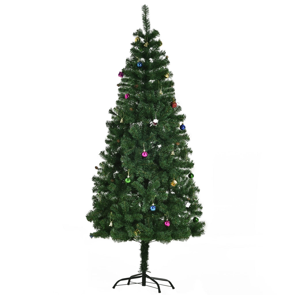 Albero di Natale Artificiale ¨C Minimal ¨C Verde 180 cm 624 Rami