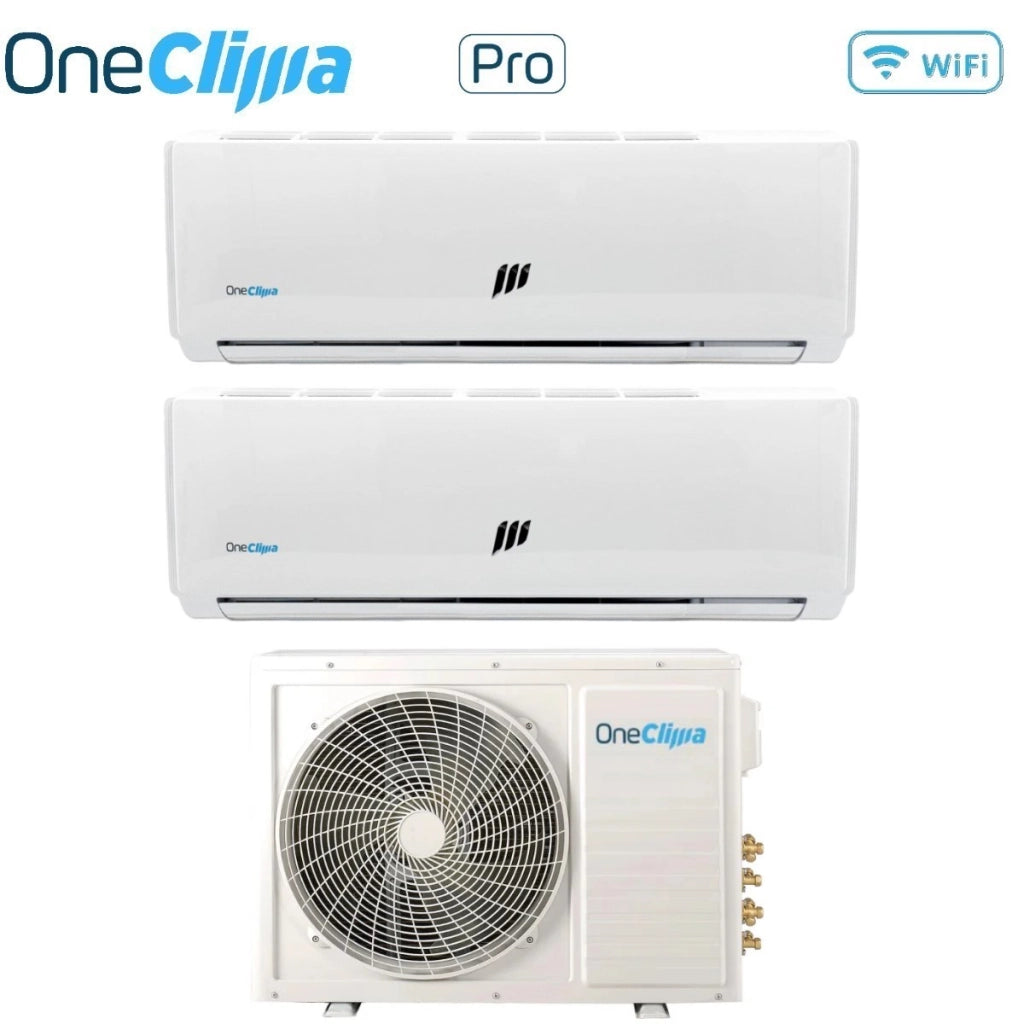 Condizionatore Dual Split OneClima Pro 9+12 con MLT14x2/Y24 R-32 Wi-Fi Optional