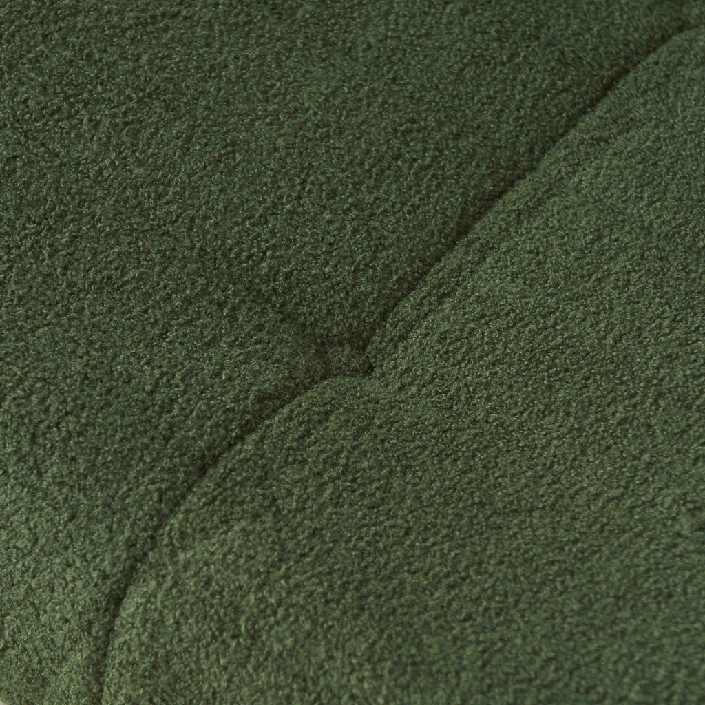 Poltrona Sacco Verde in Teddy Velvet 110 × 85 × 79 cm