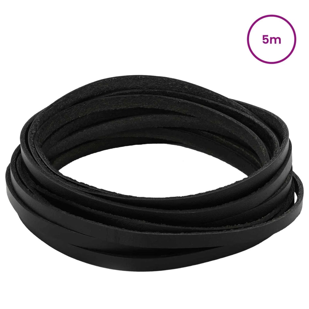 Cinturino in pelle Nero 500 x 0,6 cm Pelle 42034137
