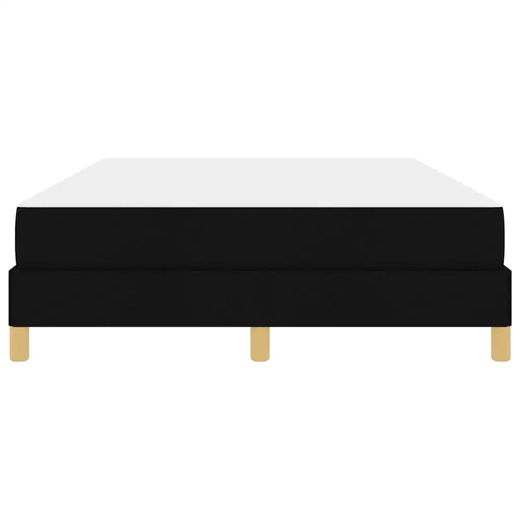 Letto a molle con materasso Nero 160 x 200 cm Tessuto 3398579