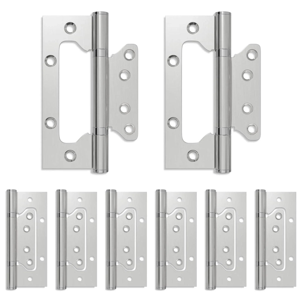Cerniera 8 pz 125 x 78 x 13 mm Argento Acciaio 42041385