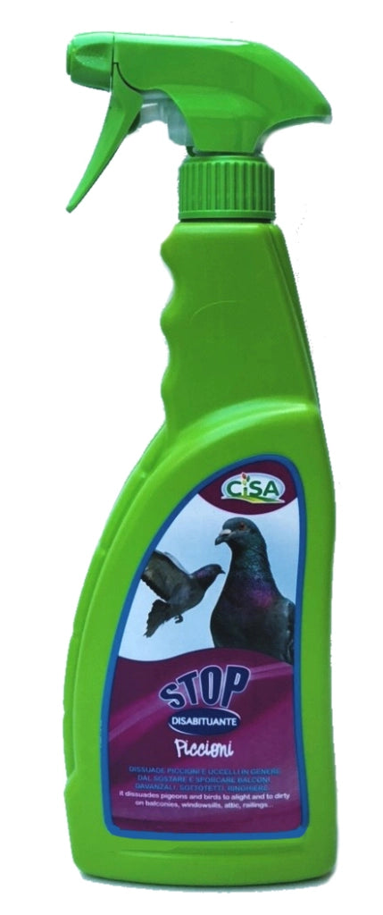 DISABITUANTE REPELLENTE SPRAY STOP PICCIONI ml. 750 12.00 pz