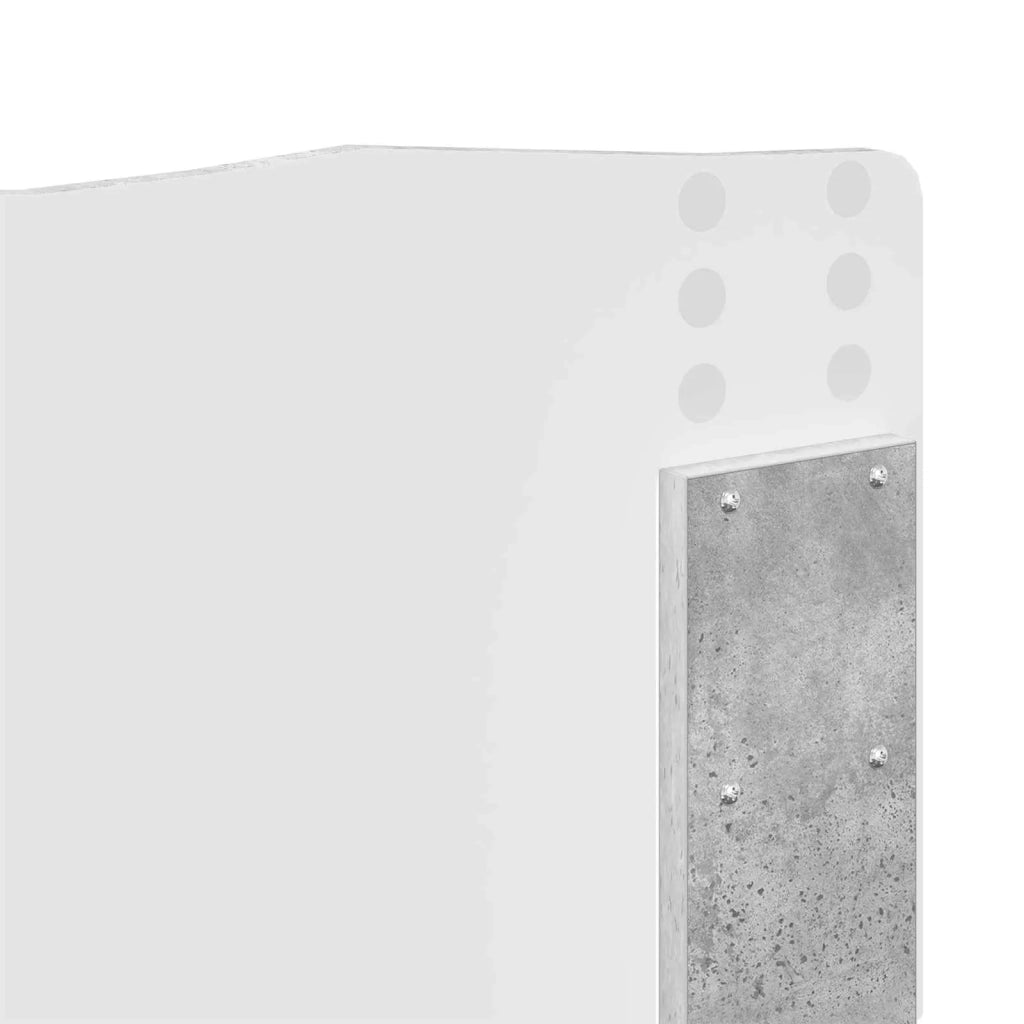 Testiera Grigio cemento Legno ingegnerizzato 888686