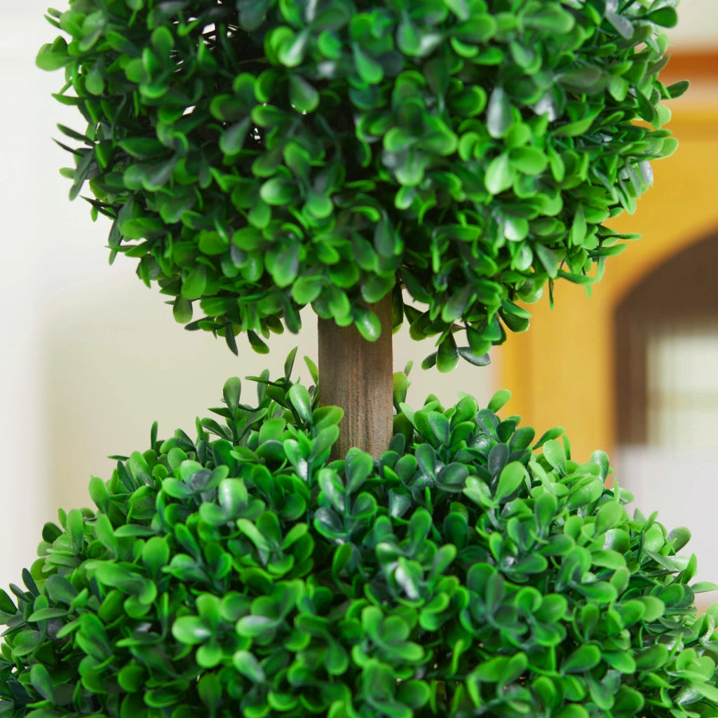 Albero di bosso artificiale ¨C Minimal ¨C 2 pezzi, verde, 60 cm