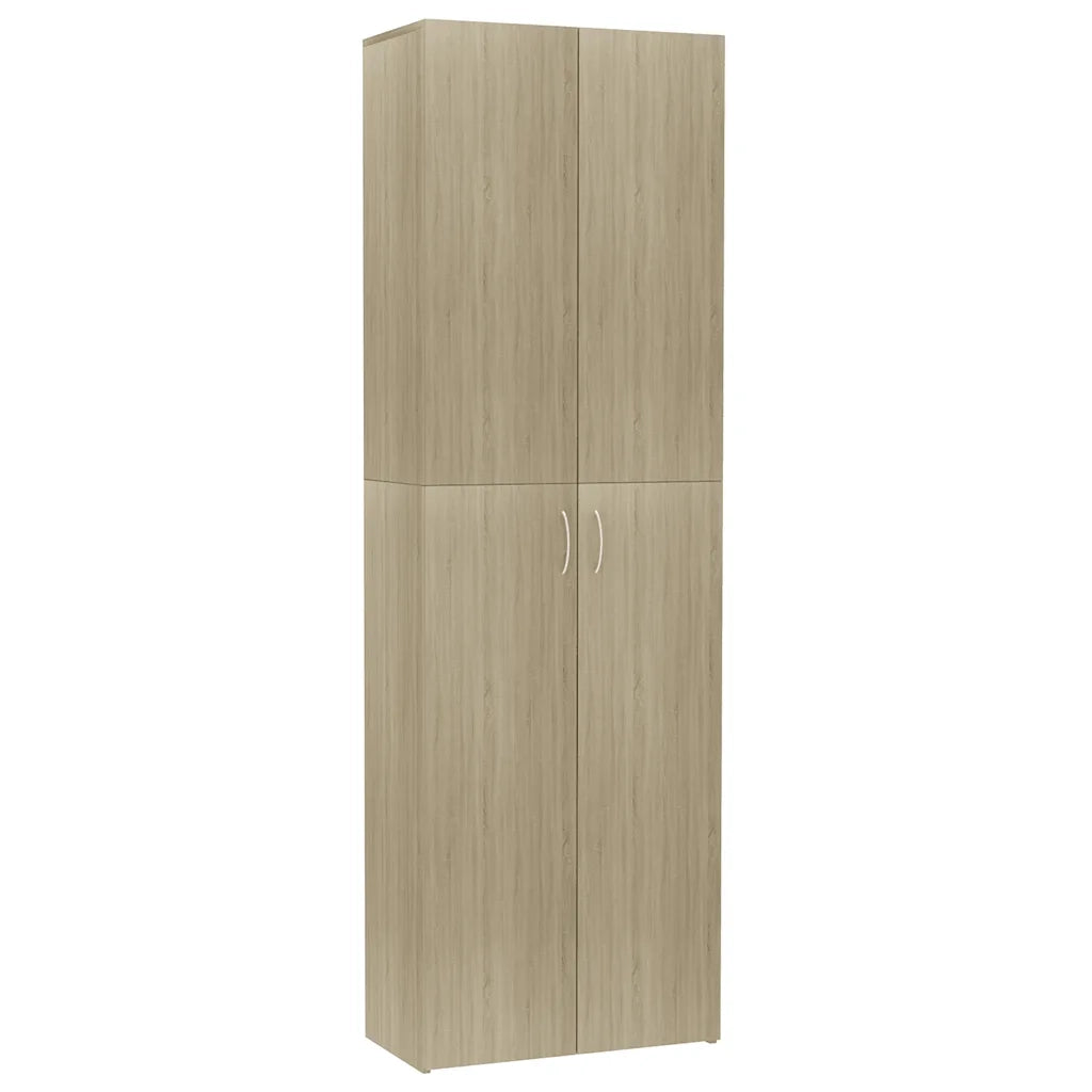 Armadio per Ufficio Rovere Sonoma 60x32x190cm Legno Multistrato CFW4079314