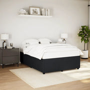 Giroletto senza Materasso-Struttura Letto Nero 140x190 cm in Velluto 887631