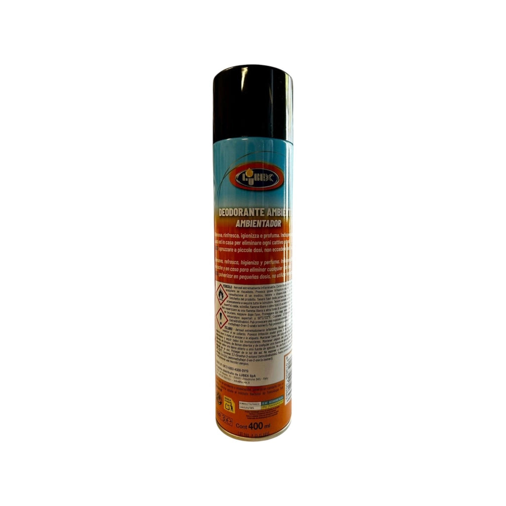DEODORANTE AMBIENTE PER AUTO E CASE LUBEX 400ML