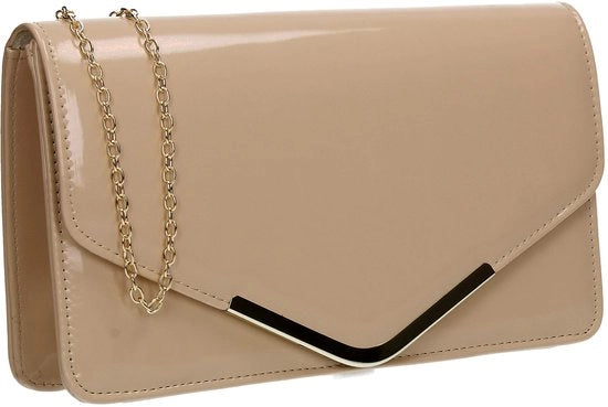 Borsa Clutch per donne, naturale
