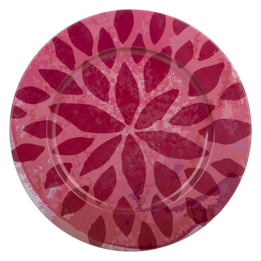 Placca in metallo rosa d33x1,5h