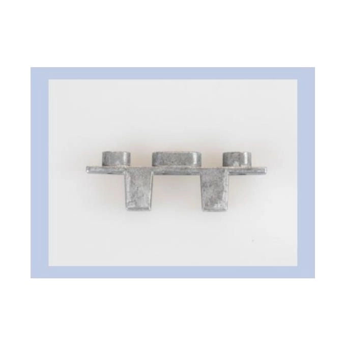 2N 9155909 IP Verso Solo Supporto Superiore Montaggio a Superficie in Metallo 5 pezzi colore Grigio