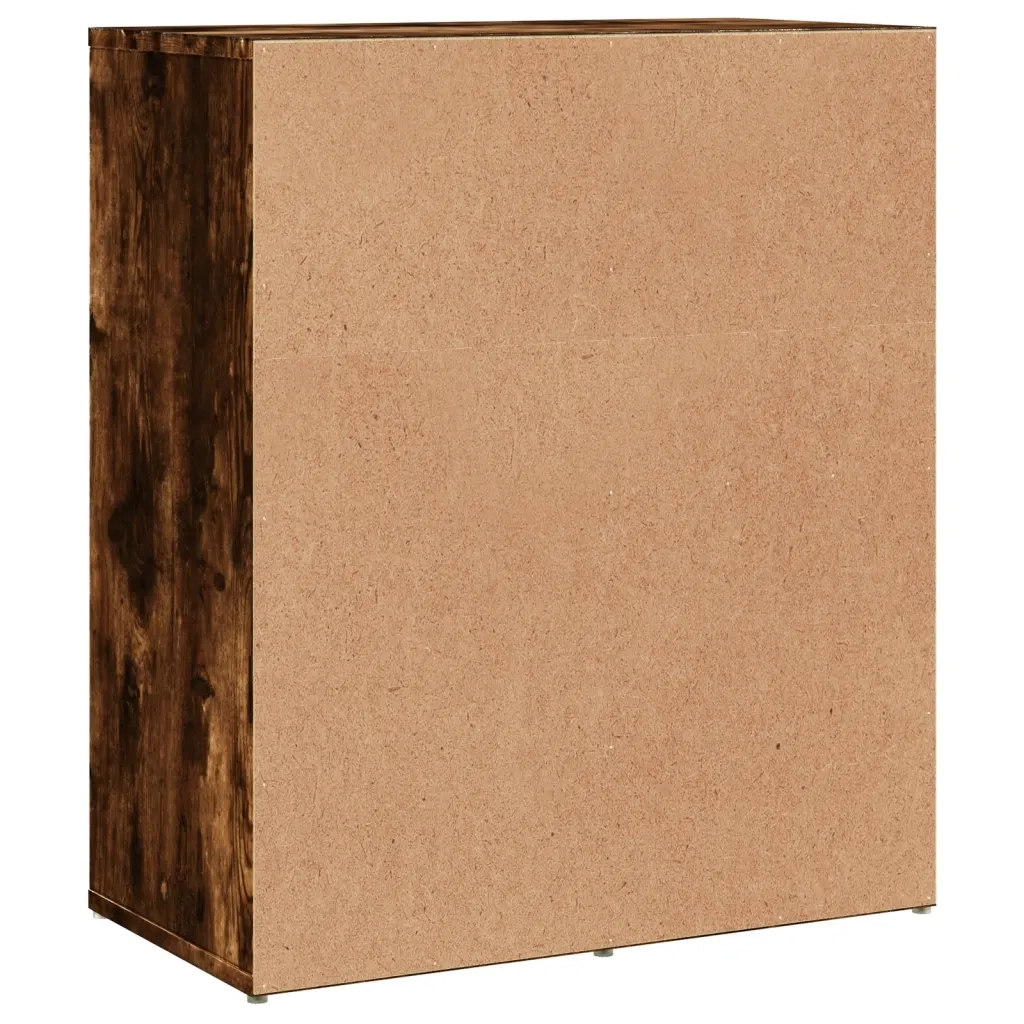 Credenza | Madia | Buffet da pranzo | Armadio da pranzo Rovere Fumo 60x31x70 cm in Legno Multistrato