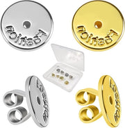8 pezzi di chiusura orecchini 18K dorati e 925 argento schiavo cerchio orecchini orecchini per DIY gioielli