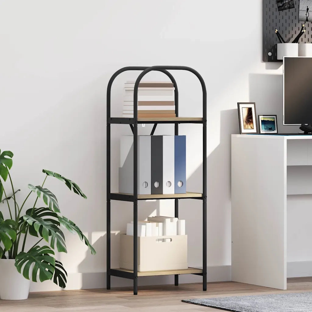 Libreria-Scaffale per Libri-Mobile di Stoccaggio Rovere Sonoma 40 x 30 x 109 cm Legno multistrato 986785