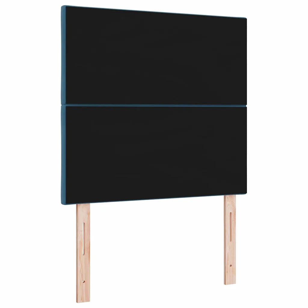 Testiera | Testata LED Blu Scuro 90 cm Velluto