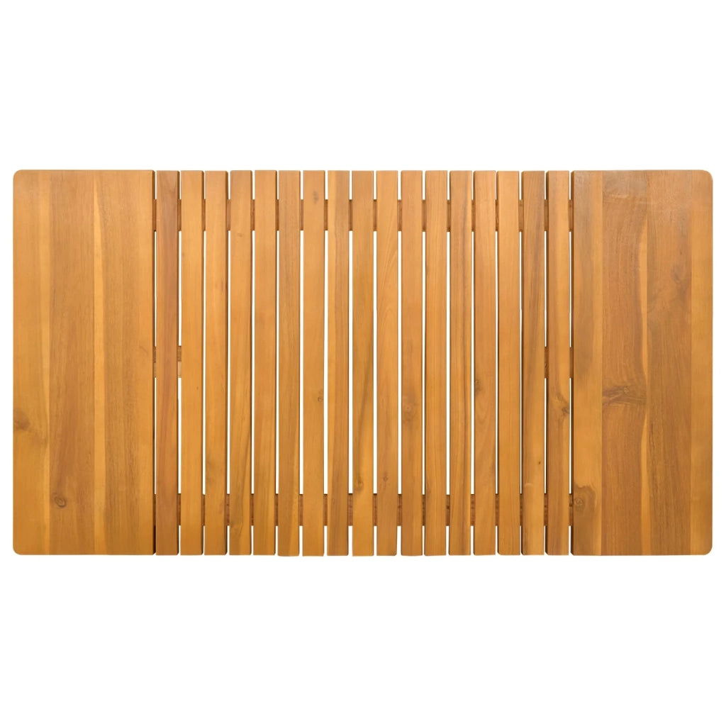 Tappeto da bagno Tinta unita Marrone 100 x 55 cm legno CFW1750130