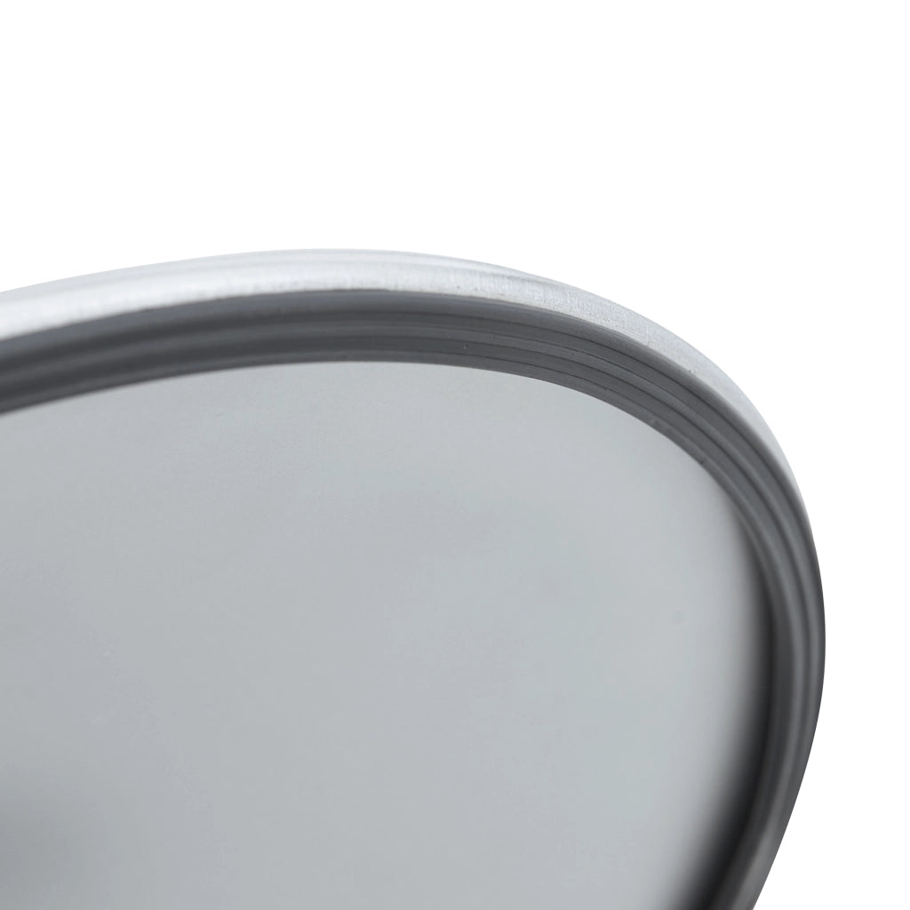 Set di 2 Sgabelli da Bar Regolabili con Schienale Trasparente, Seduta in PU Bianco e Gambe in Metallo Argento, 60-80 cm