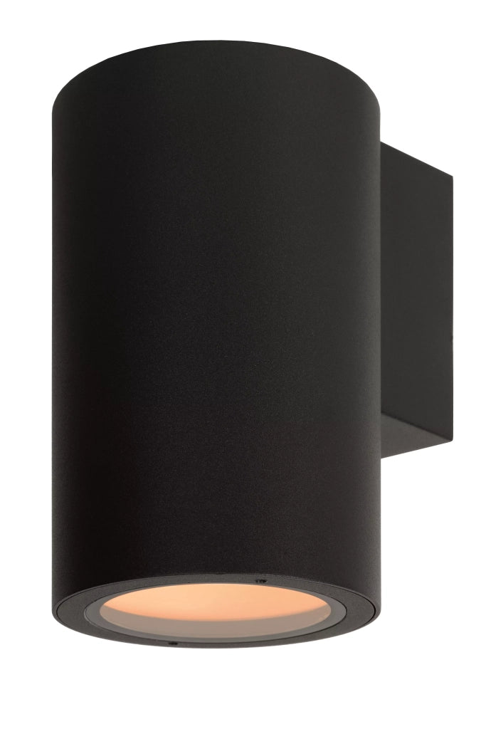 Applique esterna nera alluminio E27 40W Volantis Lucide