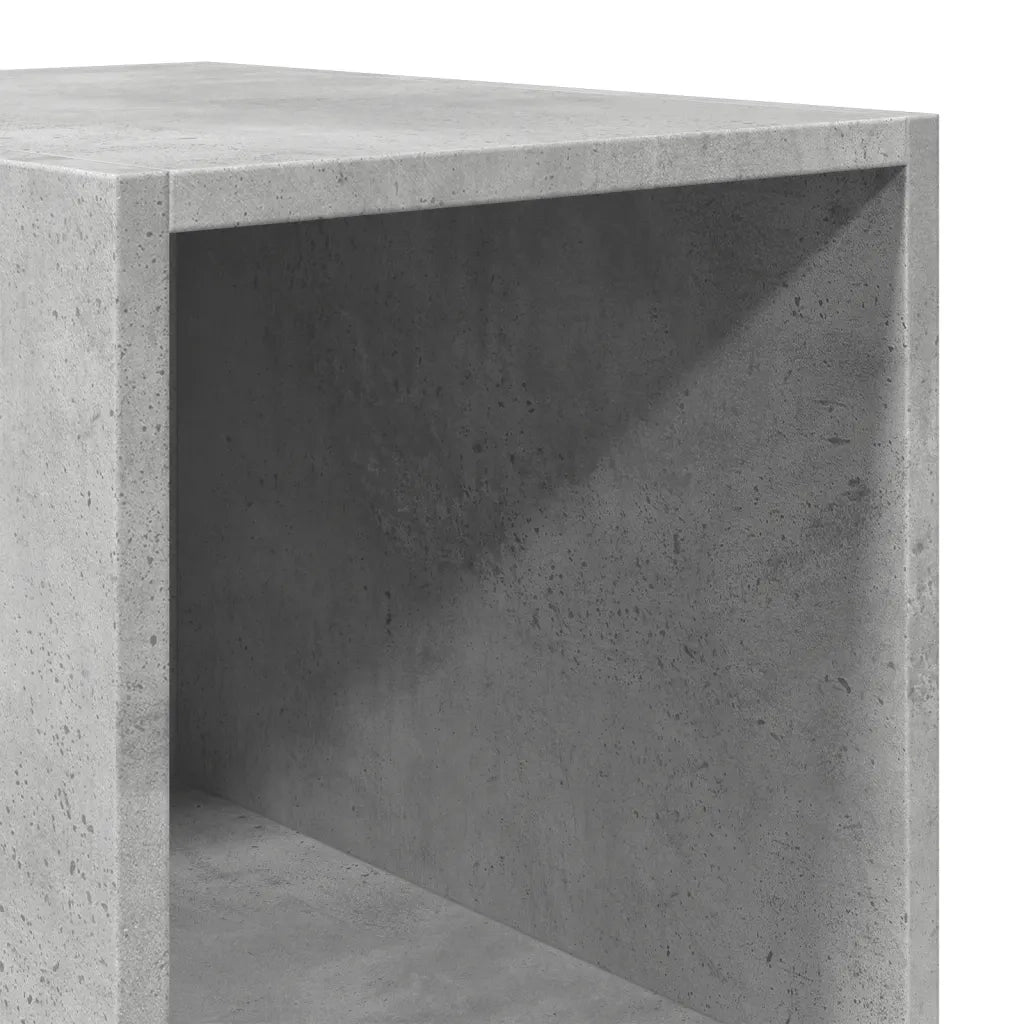 Credenza Grigio Cemento 30x41x185 cm in Legno Multistrato 846414