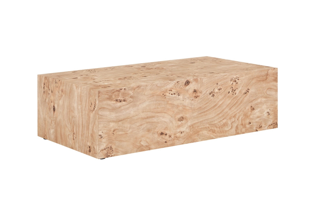 Tavolino da caffè minimalista in MDF effetto legno 100 x 59;5 x 38 cm