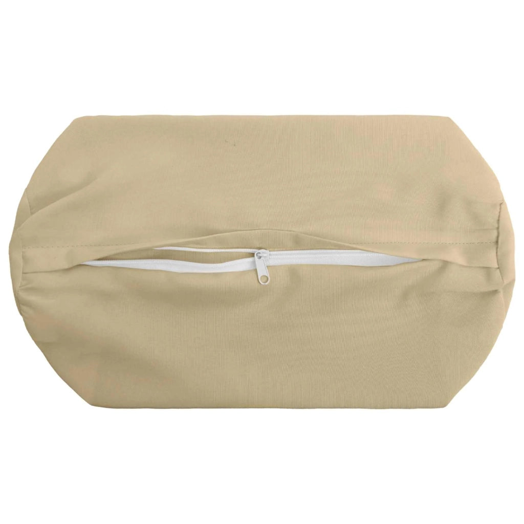 Cuscino 6 pz HEERLEN Beige Ø 15 x 40 cm Poliestere 930118