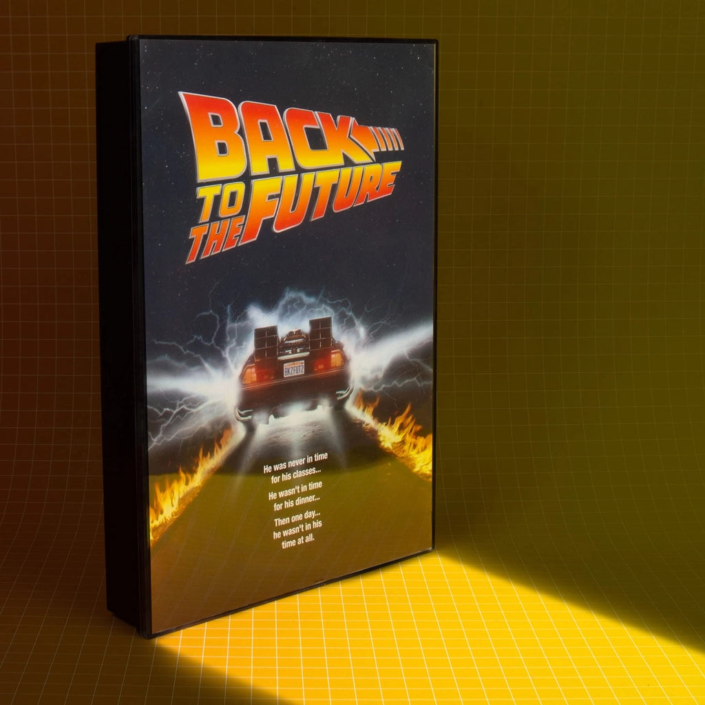 Poster luminoso "Ritorno al Futuro", formato A4, con connessione USB, da montare a parete