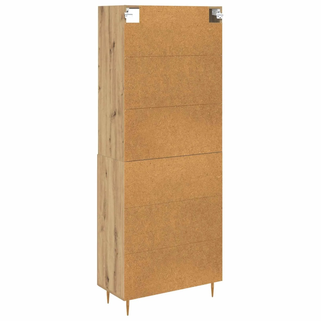 Credenza | Madia | Buffet da pranzo | Armadio da pranzo Rovere artigianale 69,5 x 34 x 180 cm