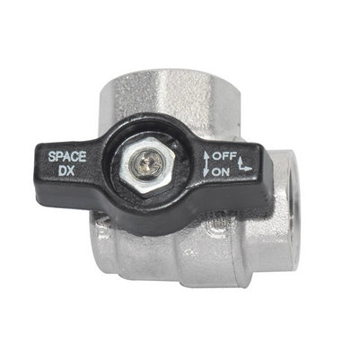 VALVOLA A SFERA ANGOLO FF C/FARFALLA NERA- 1  DN 25- EFFEB- pezzi 1