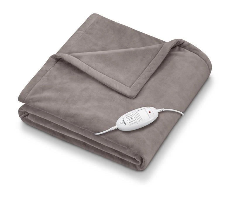 Beurer HD 75 Coperta elettrica 100 W Grigio Tessuto felpato