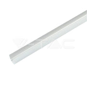 Profilo in Alluminio per Striscia LED max. 16mm da Incasso 2000mm Senza Copertura – V-TAC
