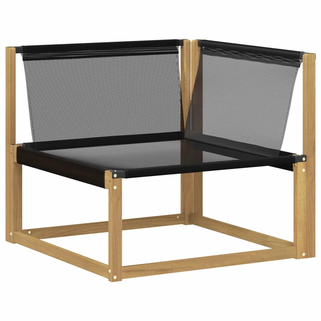 Set di divani da esterno-Sofa da giardino con cuscino Bianco e Grigio Chiaro