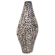 Vaso in metallo nero 23x07x52,5h