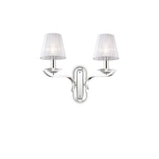 Applique Classica Pegaso Metallo Bianco 2 Luci E14
