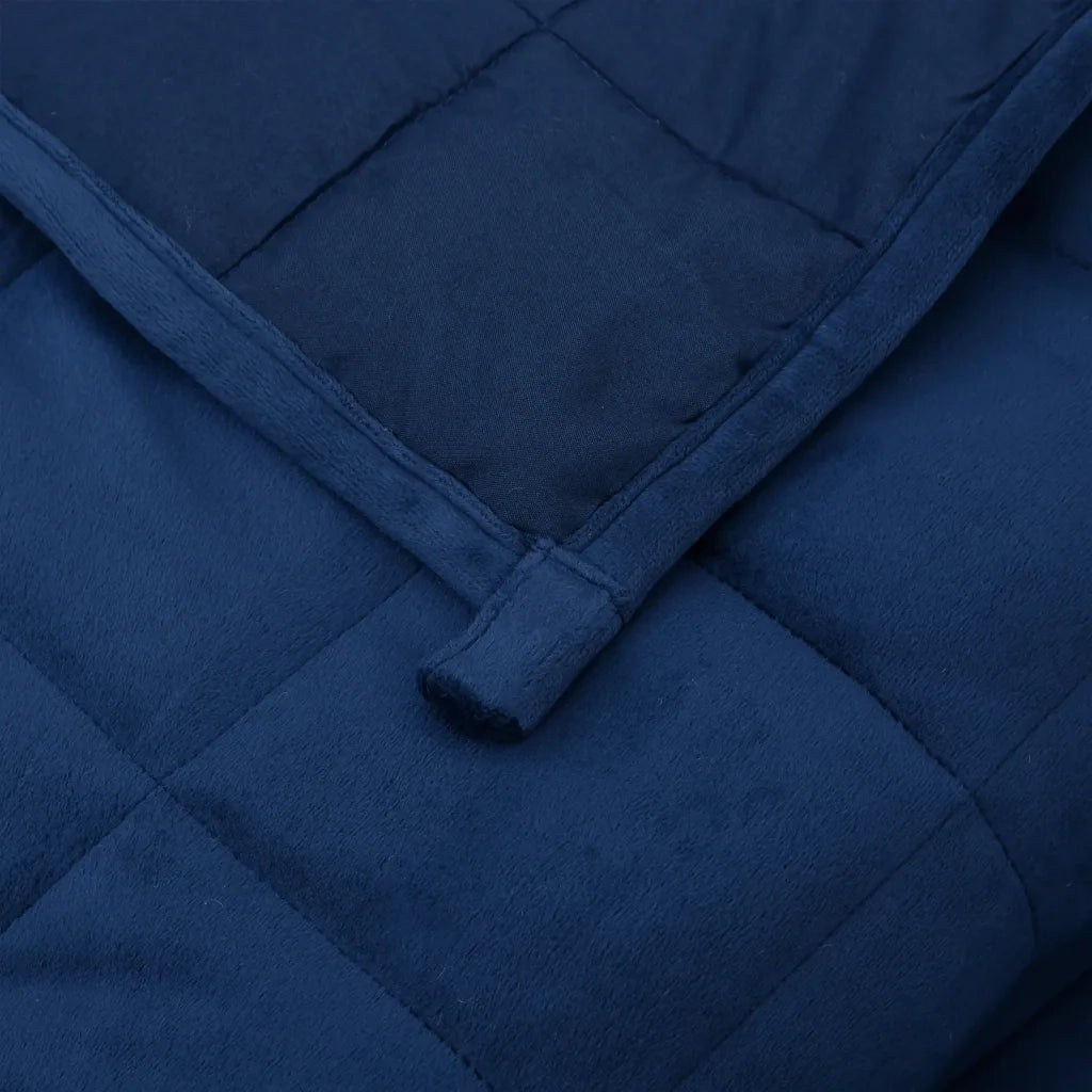Coperta Ponderata Blu 220x240 cm 15 kg Tessuto
