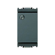 16025 Deviatore Luminoso Unipolare Grigio 1P 16Ax Idea