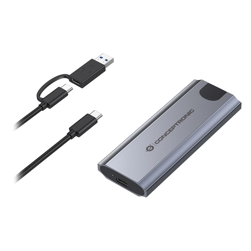 CONCEPTRONIC DANTE05G - BOX HDD / SSD M.2 NVME SSD USB 3.2 GEN 2 - ALUMINUM CASING