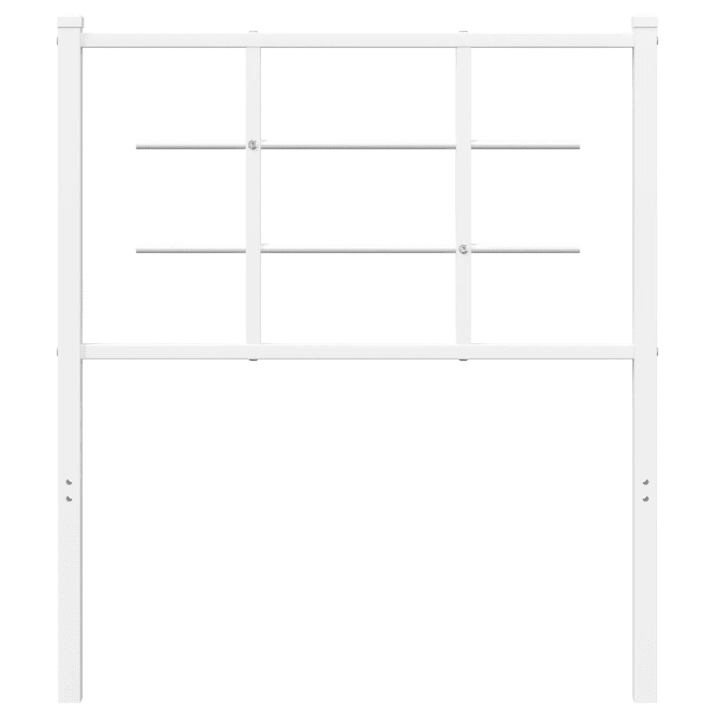 Testiera di Ricambio in Metallo Bianco 75 cm 355636