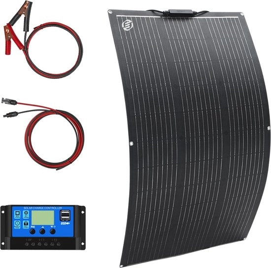 Pannelli Solari Completo Kit - Plug & Play - Fai da Te Pannelli Solari - per Casa, Camper, Camping