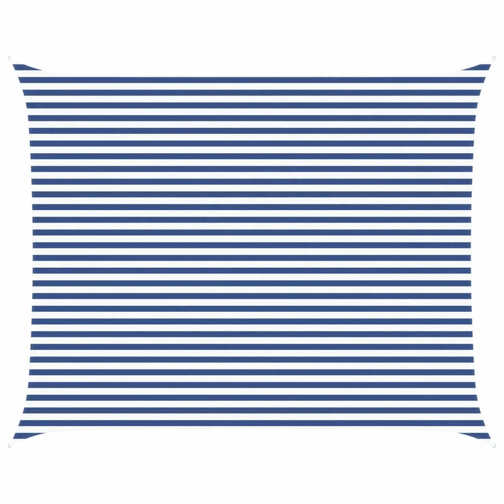 Vela da ombra solare Blu e Bianco 5 x 4 m 42031103