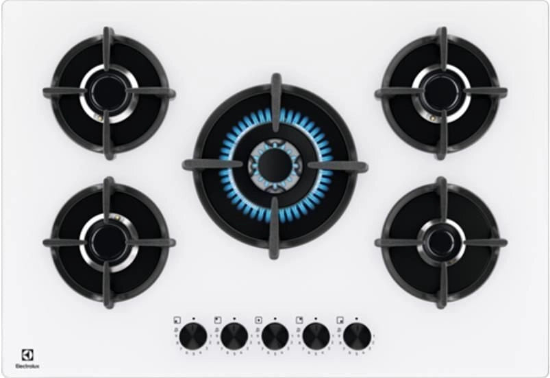 Electrolux PIANO GAS COMANDI FRONTALI 75 CM EGG75372W