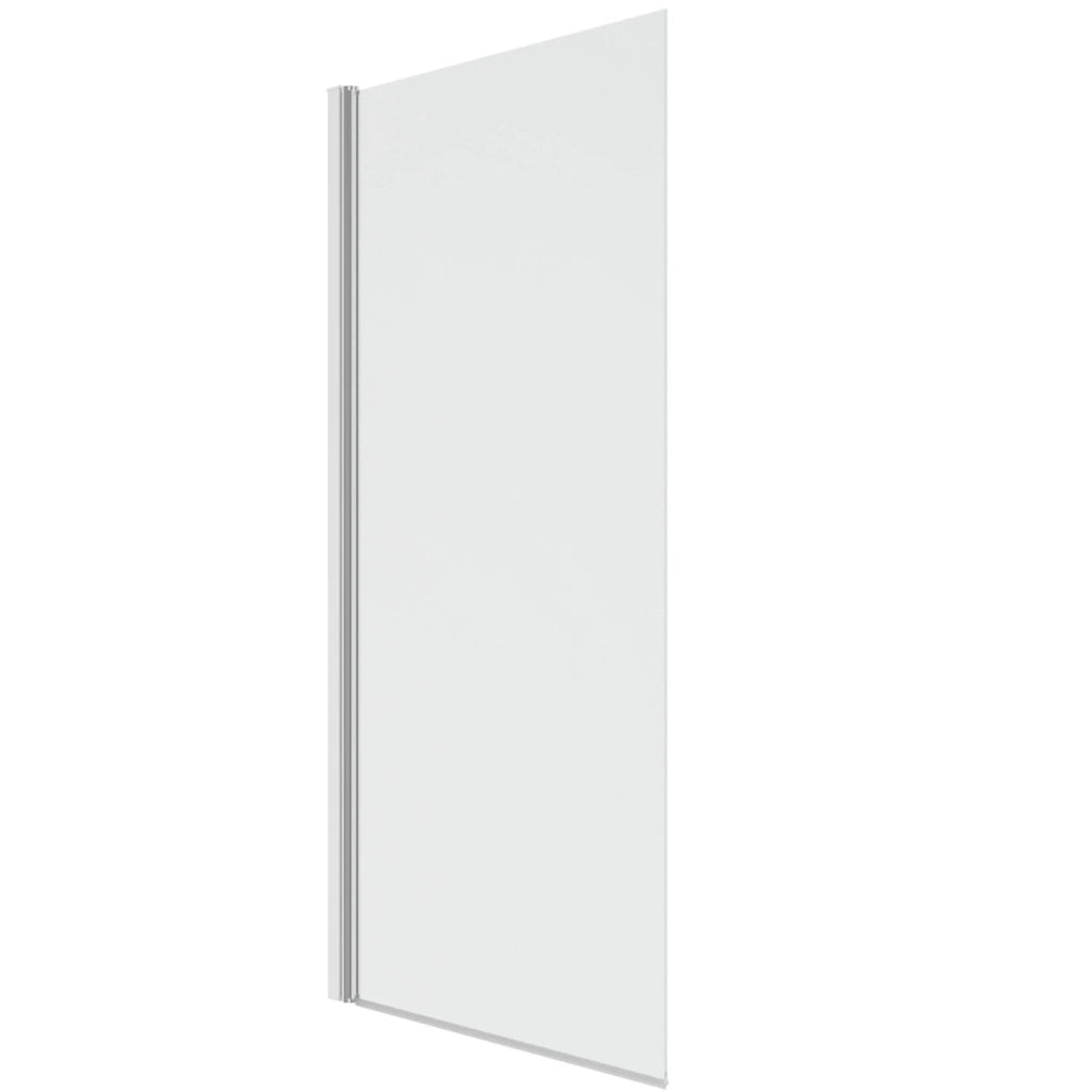 IDMarket - Mampara de baño de 1 hoja 70x120 cm con perfil de aluminio plateado
