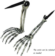 Decorazione di Halloween Realistica - Skeletto con Mani Articolate