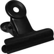 Clip Bulldog Nero, 75mm, 8 pezzi